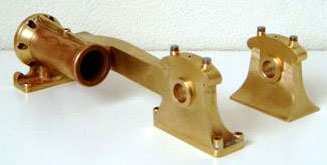 Model stoommachines van verschillende bouwers