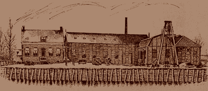de eerste fabriek in Bolnes