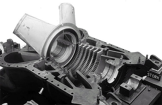 De gasturbine