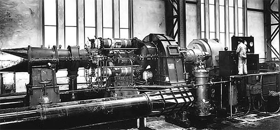 De gasturbine