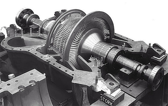De gasturbine