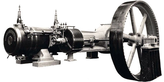 De Gelijkstroom Stoommachine (Uniflow Steam Engine)