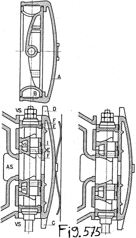 Geheel ontlaste roosterschuif (fig. 575)