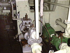 Graanzuiger of Graanelevator onder stoom