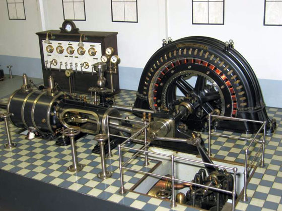 Model stoommachines van verschillende bouwers